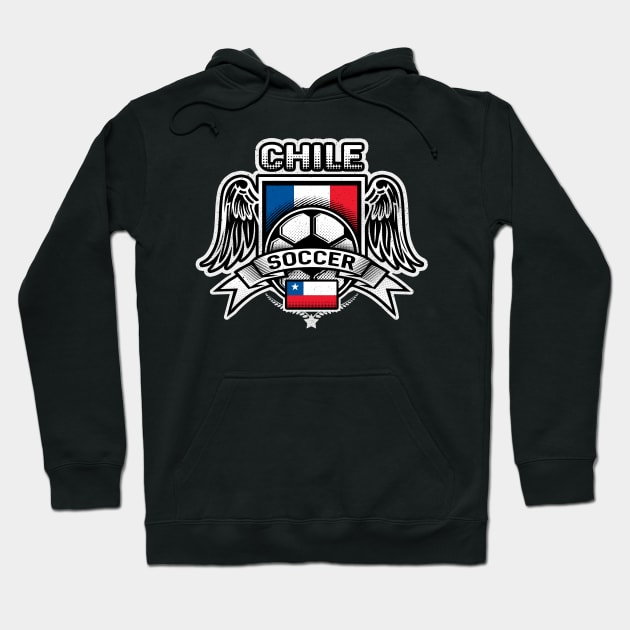 Chile Soccer Futbol Hoodie by megasportsfan